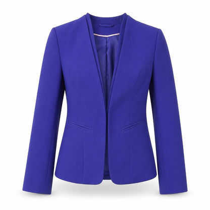 H&M Women's Purple Suit Jacket Size 6 - Elegant & Chic