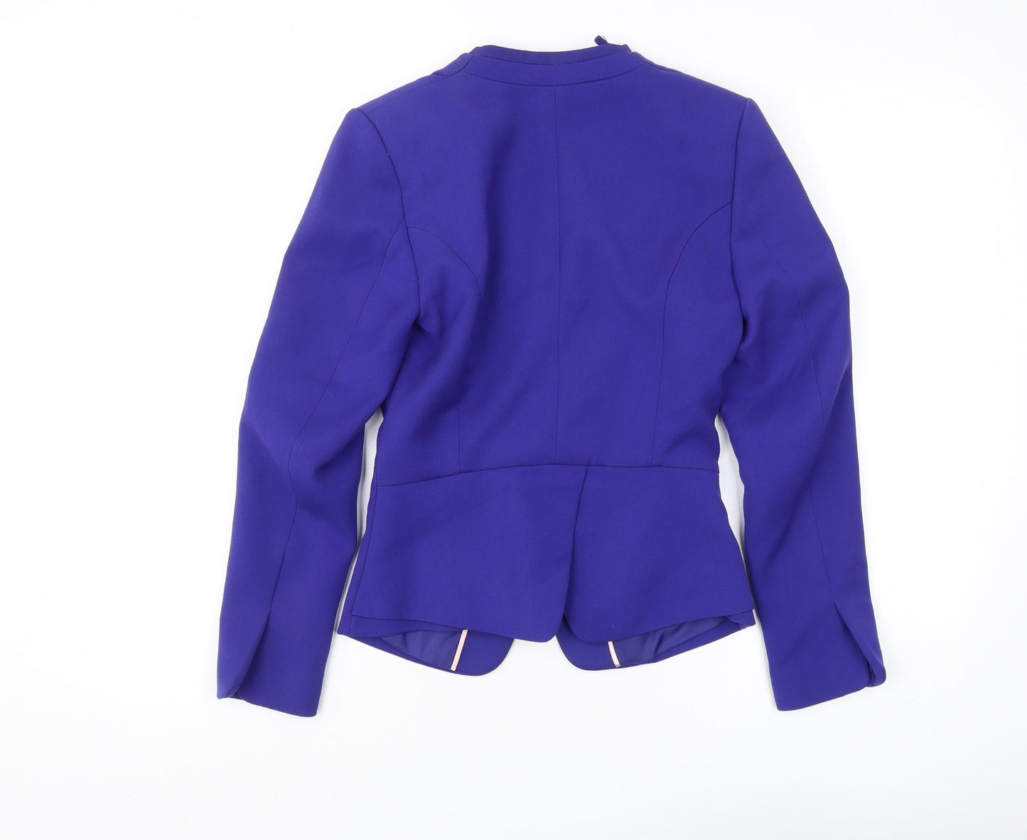 H&M Women's Purple Suit Jacket Size 6 - Elegant & Chic