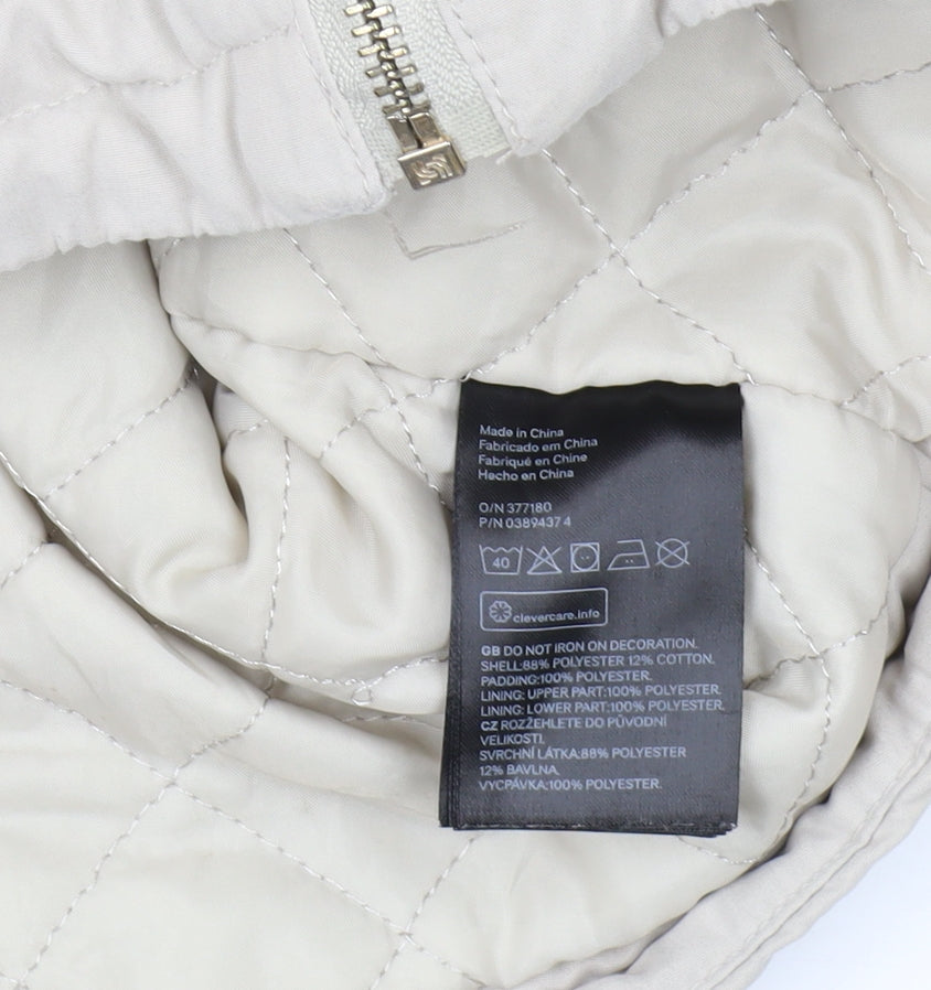 L.O.G.G. Girls Beige Parka 3-4 Years with Faux Fur Hood