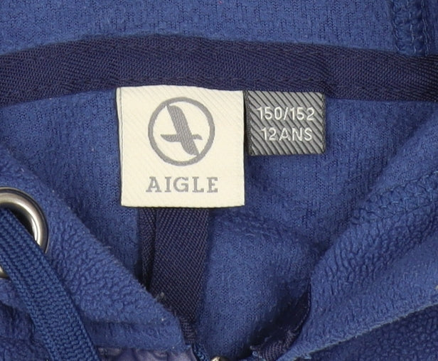 Aigle Boys Blue Full Zip Hoodie 11-12 Years