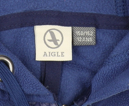 Aigle Boys Blue Full Zip Hoodie 11-12 Years