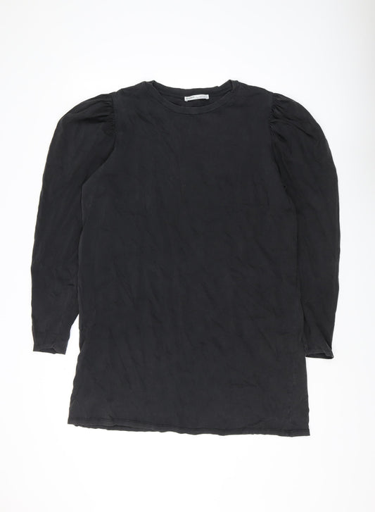 Pull&Bear Women's Black Cotton Dress Size 12