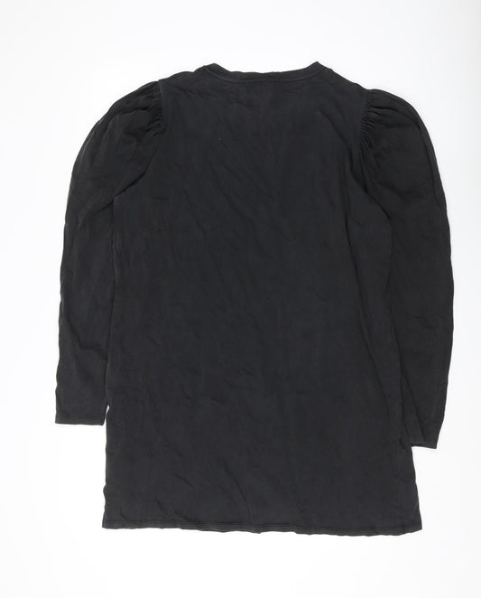 Pull&Bear Women's Black Cotton Dress Size 12