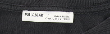 Pull&Bear Women's Black Cotton Dress Size 12