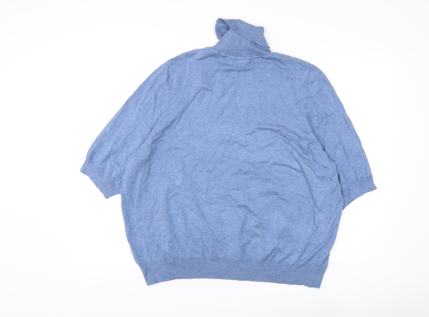 Womens UK Size 16 Marks and Spencer Blue Pullover Jumper