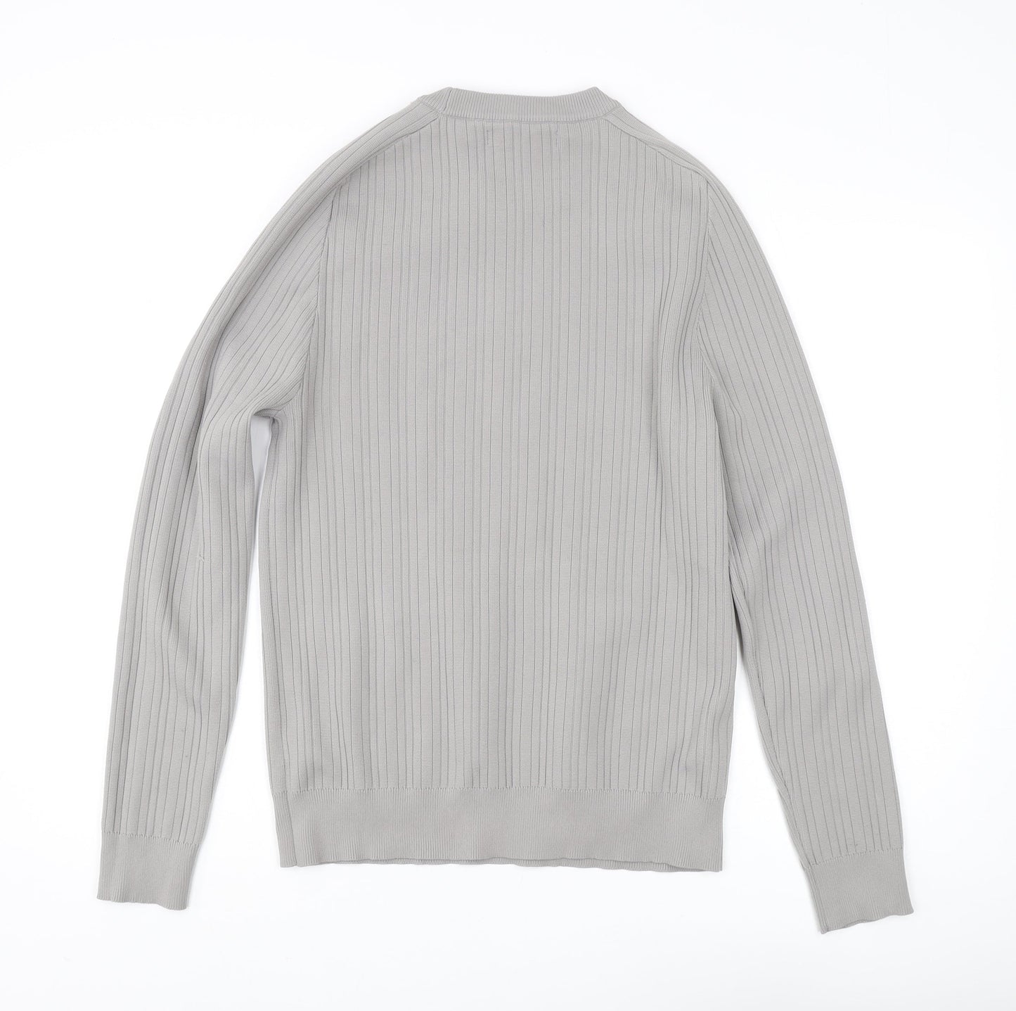 River Island Men’s Grey Pullover Jumper L