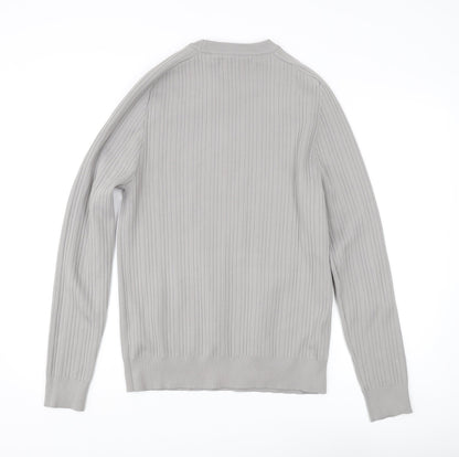 River Island Men’s Grey Pullover Jumper L