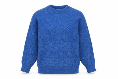 Womens UK Size M Marks and Spencer Blue Pullover Jumper