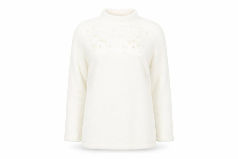 Womens UK Size 10 Savida Ivory  Jumper