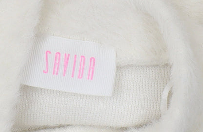 Womens UK Size 10 Savida Ivory  Jumper