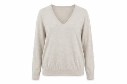 Womens UK Size 14 Marks and Spencer Beige Pullover Jumper