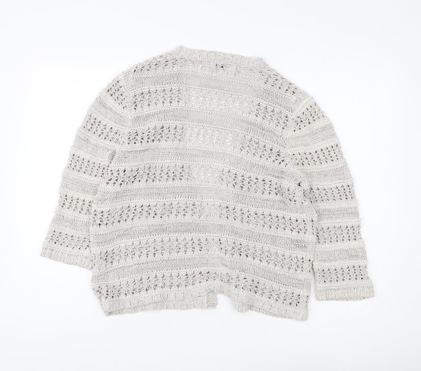 Womens UK Size 16 Marks and Spencer Beige Cardigan Jumper