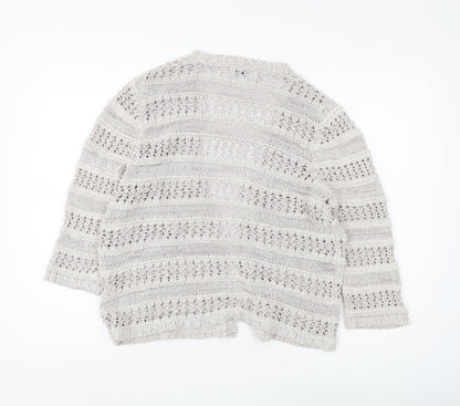 Womens UK Size 16 Marks and Spencer Beige Cardigan Jumper