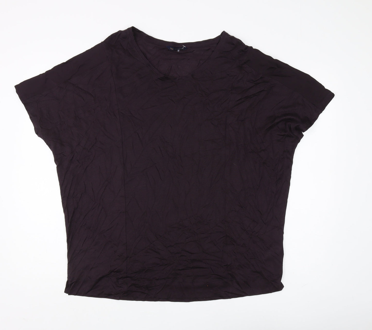 Womens UK Size 20 Marks and Spencer Purple  T-Shirt