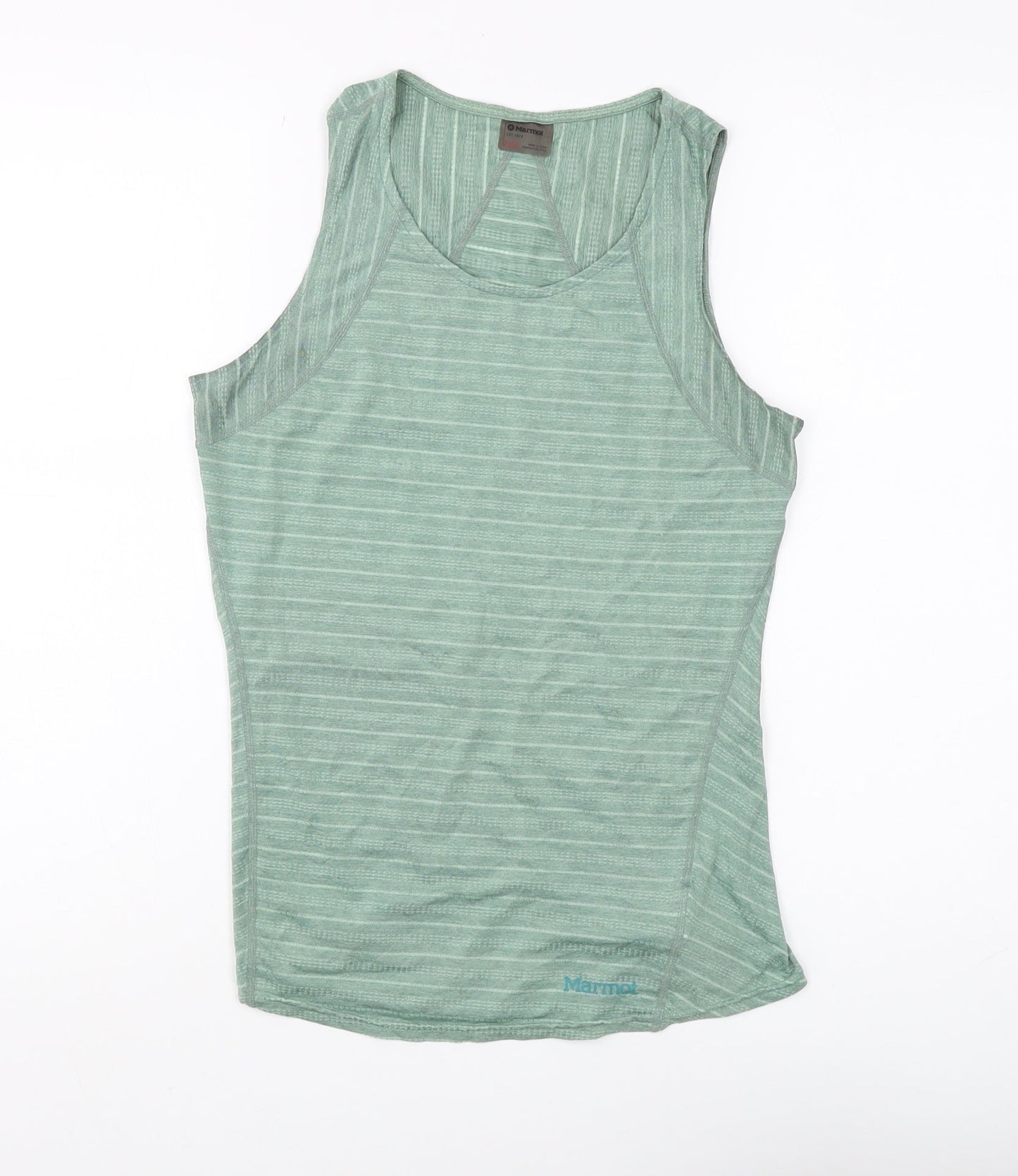 Marmot Women's Green XS Tank Top with Stripes