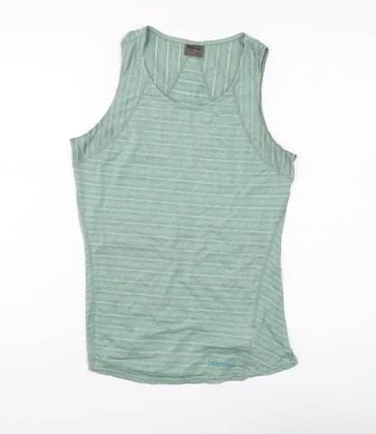 Marmot Women's Green XS Tank Top with Stripes