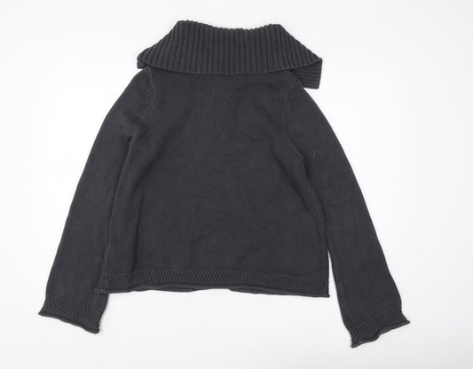 Womens UK Size 14 Marks and Spencer Grey Cardigan Jumper