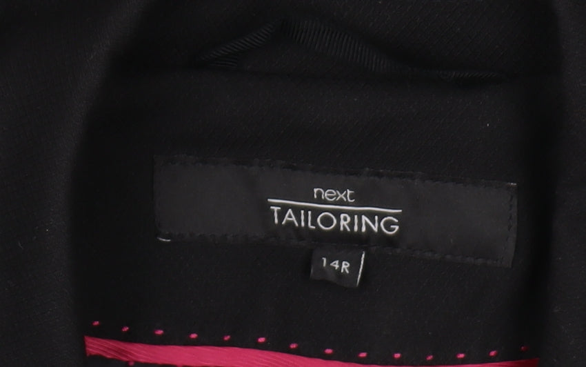 Next Women's Black Blazer, Size 14, Lined, Regular Fit