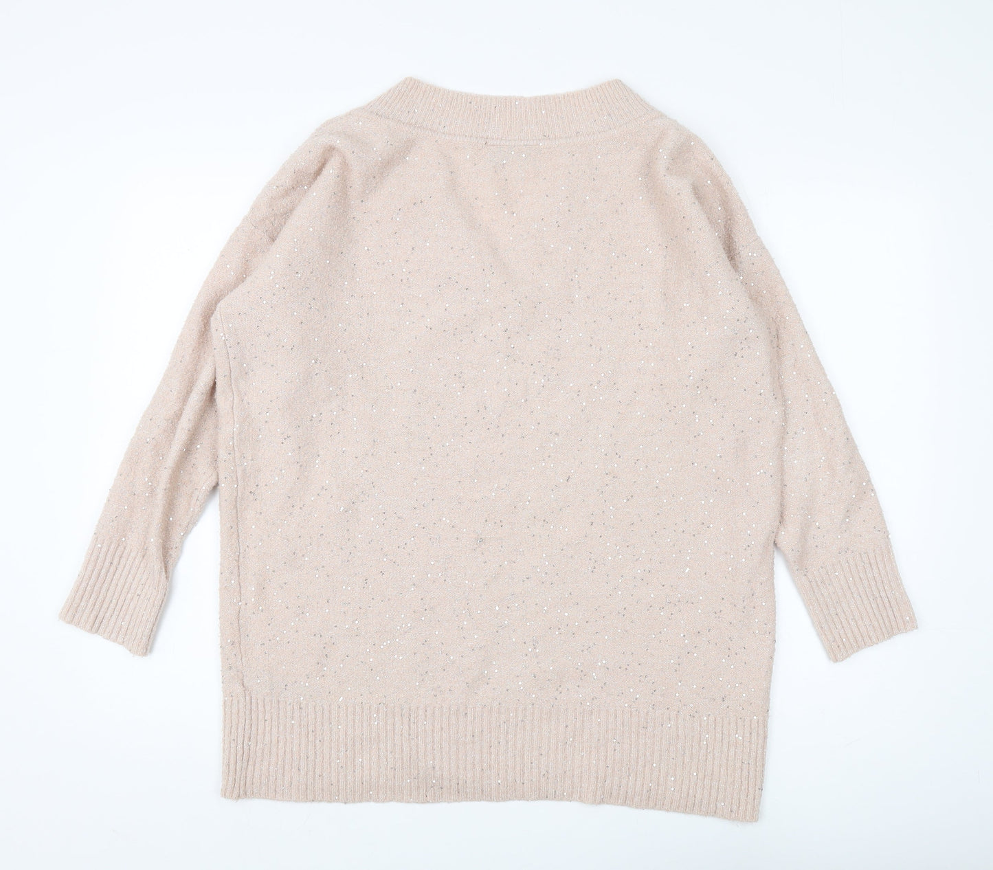 Womens UK Size M Wallis Beige Pullover Jumper