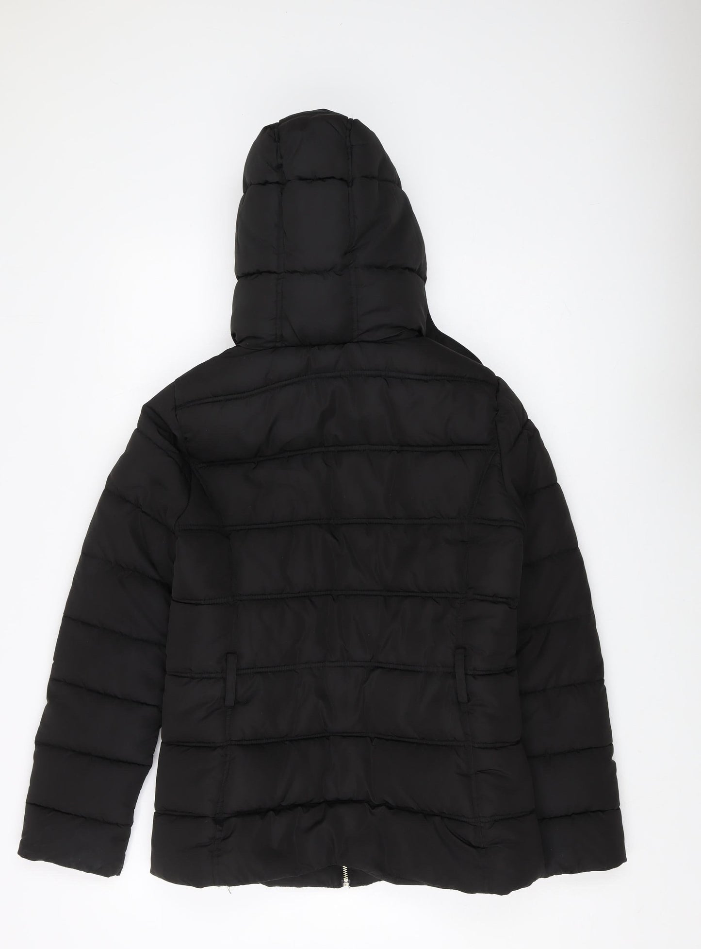 Womens UK Size S New Look Black Puffer Jacket
