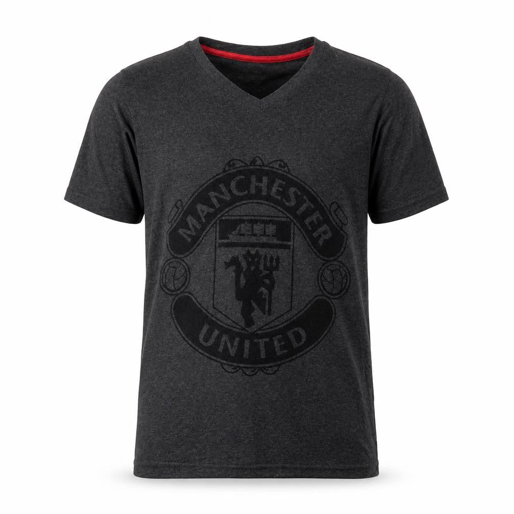 Mens UK Size S Manchester United Grey  T-Shirt