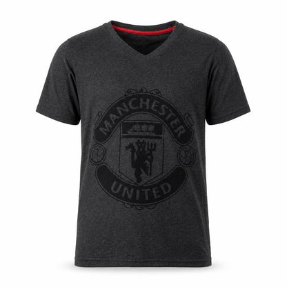 Mens UK Size S Manchester United Grey  T-Shirt