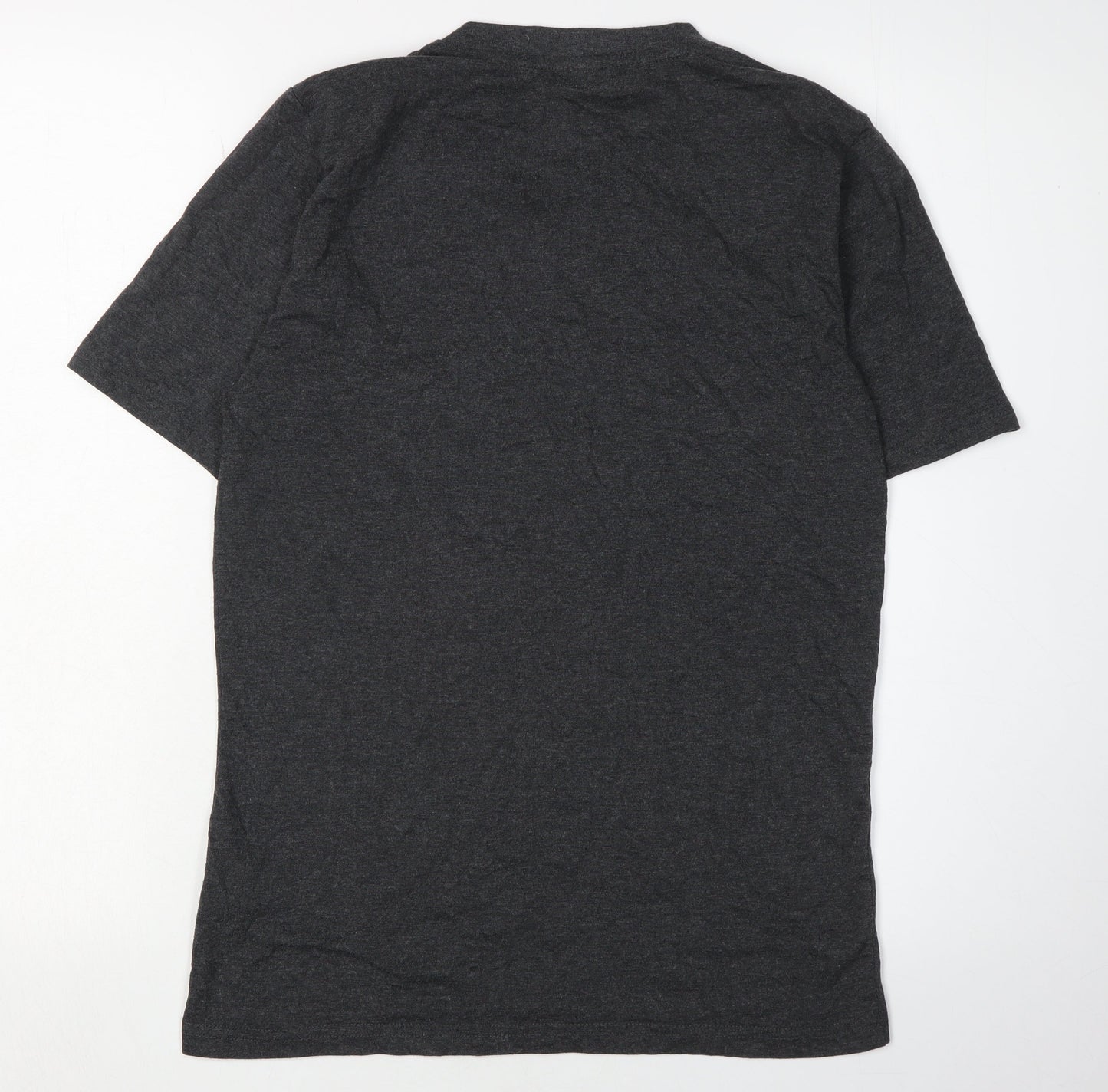 Manchester United Men’s Grey V-Neck T-Shirt Size S