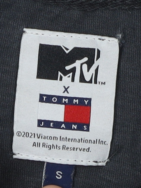 Tommy Jeans Men's Black MTV Graphic T-Shirt, Size S