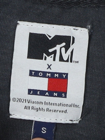 Tommy Jeans Men's Black MTV Graphic T-Shirt, Size S