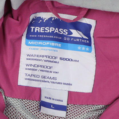 Womens UK Size L Trespass Pink Basic Jacket