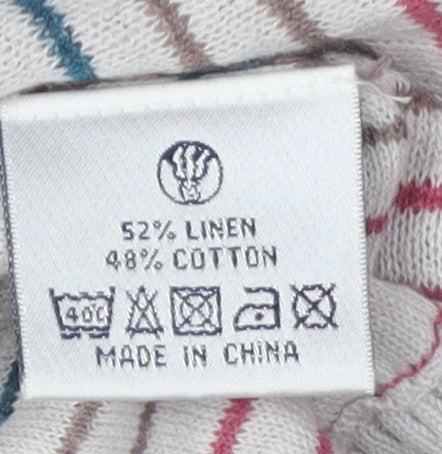 Fat Face Men's Multicoloured V-Neck Pullover Jumper M