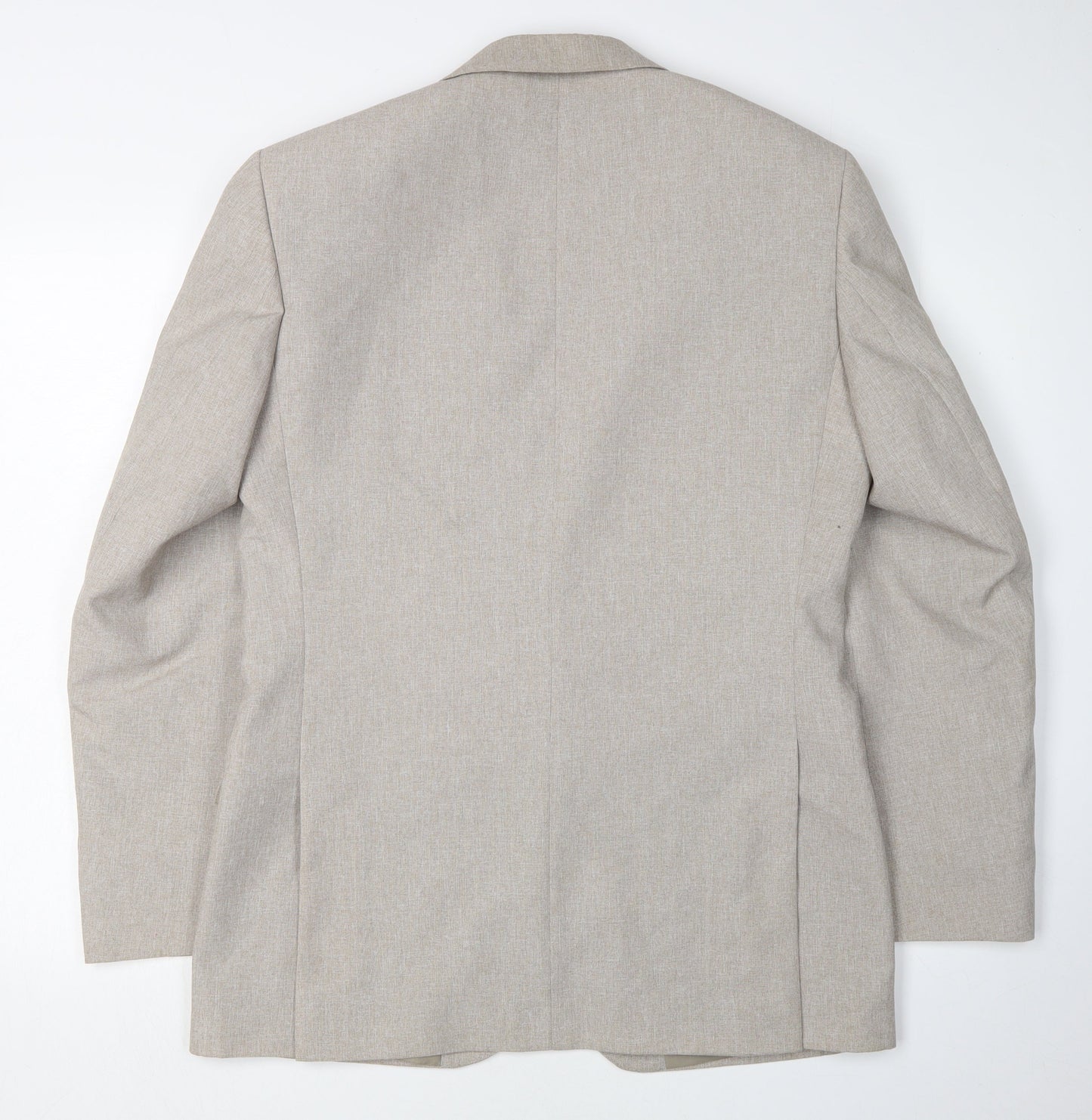Mens UK Size 38 C&A Regular Beige Suit Jacket