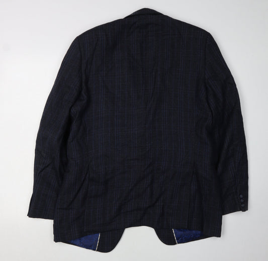 Mens UK Size 40 Fellini Regular Blue Suit Jacket