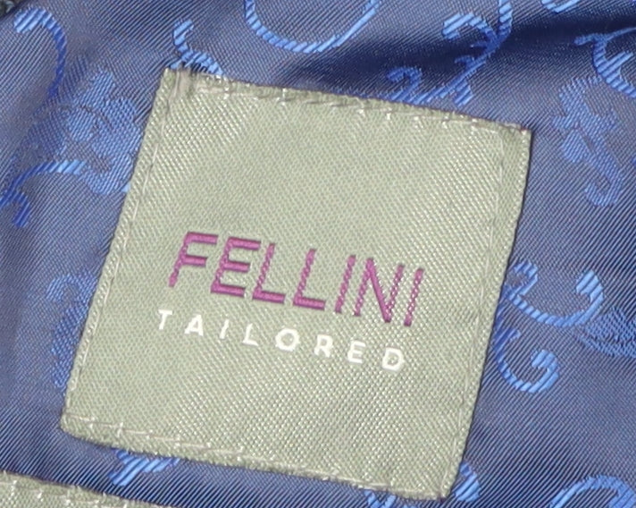 Mens UK Size 40 Fellini Regular Blue Suit Jacket