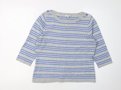 Womens UK Size M CC Grey Pullover Jumper