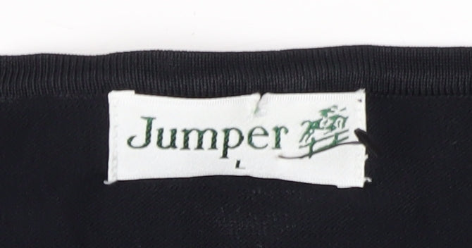 Unisex Adults UK Size L Jumper Black Jumper Jumper