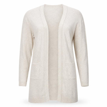 Womens UK Size 10 FatFace Beige Cardigan Jumper