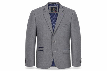 Mens UK Size 46 Cavani Regular Grey Suit Jacket