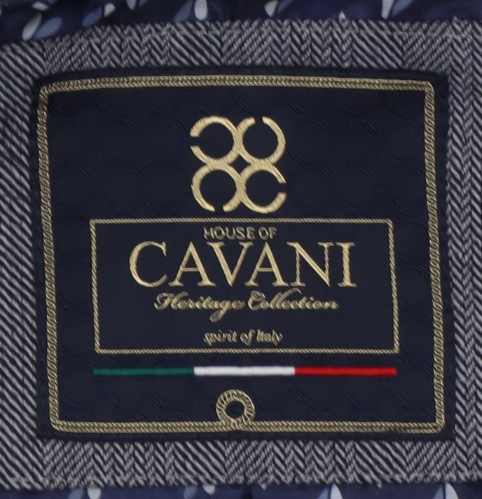 Mens UK Size 46 Cavani Regular Grey Suit Jacket