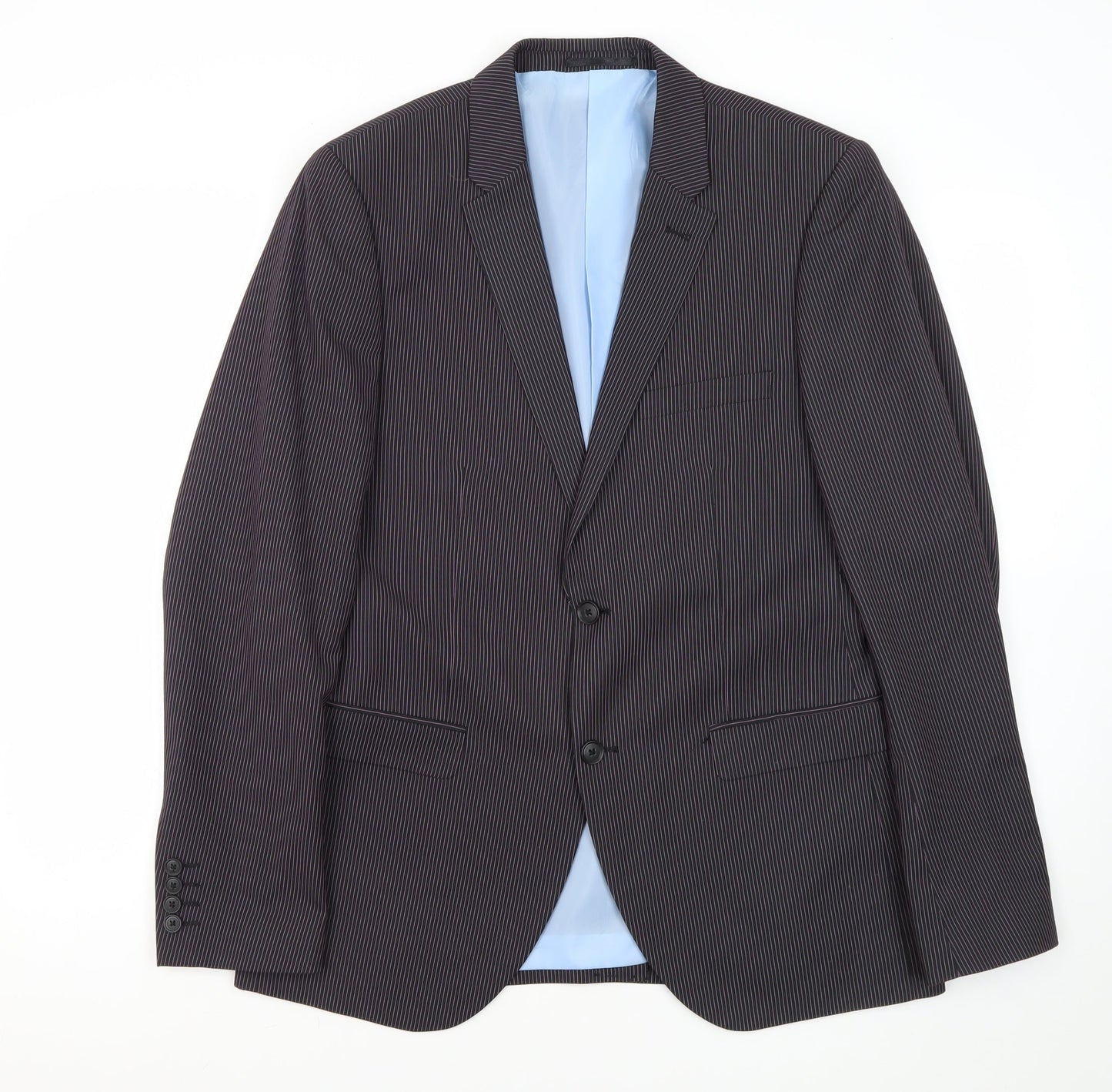 Mens UK Size 40 Peter Werth Regular Black Suit 2 Piece