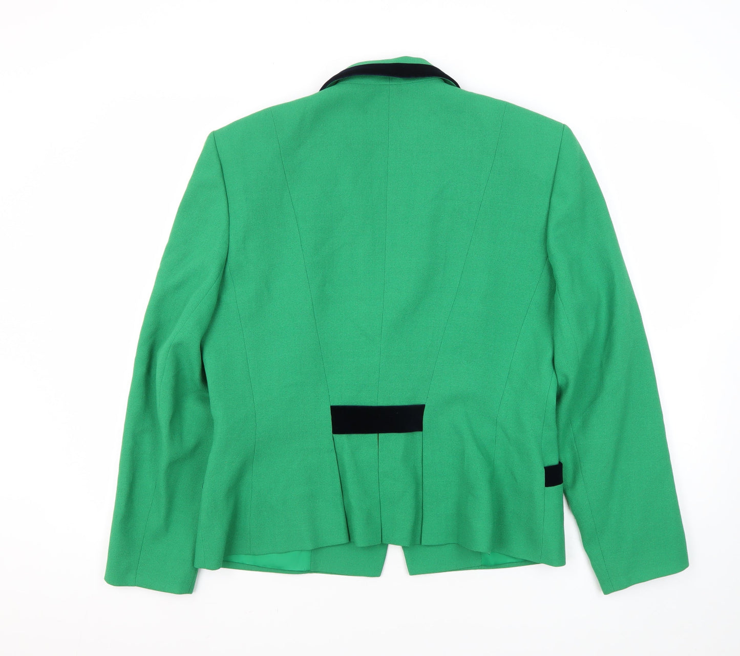 Jacques Vert Green Women's Blazer Size 12 Regular Fit