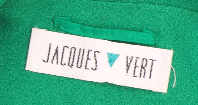 Jacques Vert Green Women's Blazer Size 12 Regular Fit