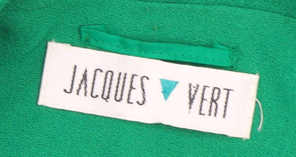 Jacques Vert Green Women's Blazer Size 12 Regular Fit