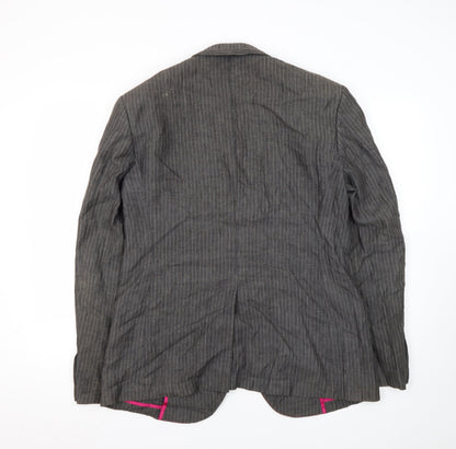 Mens UK Size 3 Ted Baker Regular Grey Suit Jacket