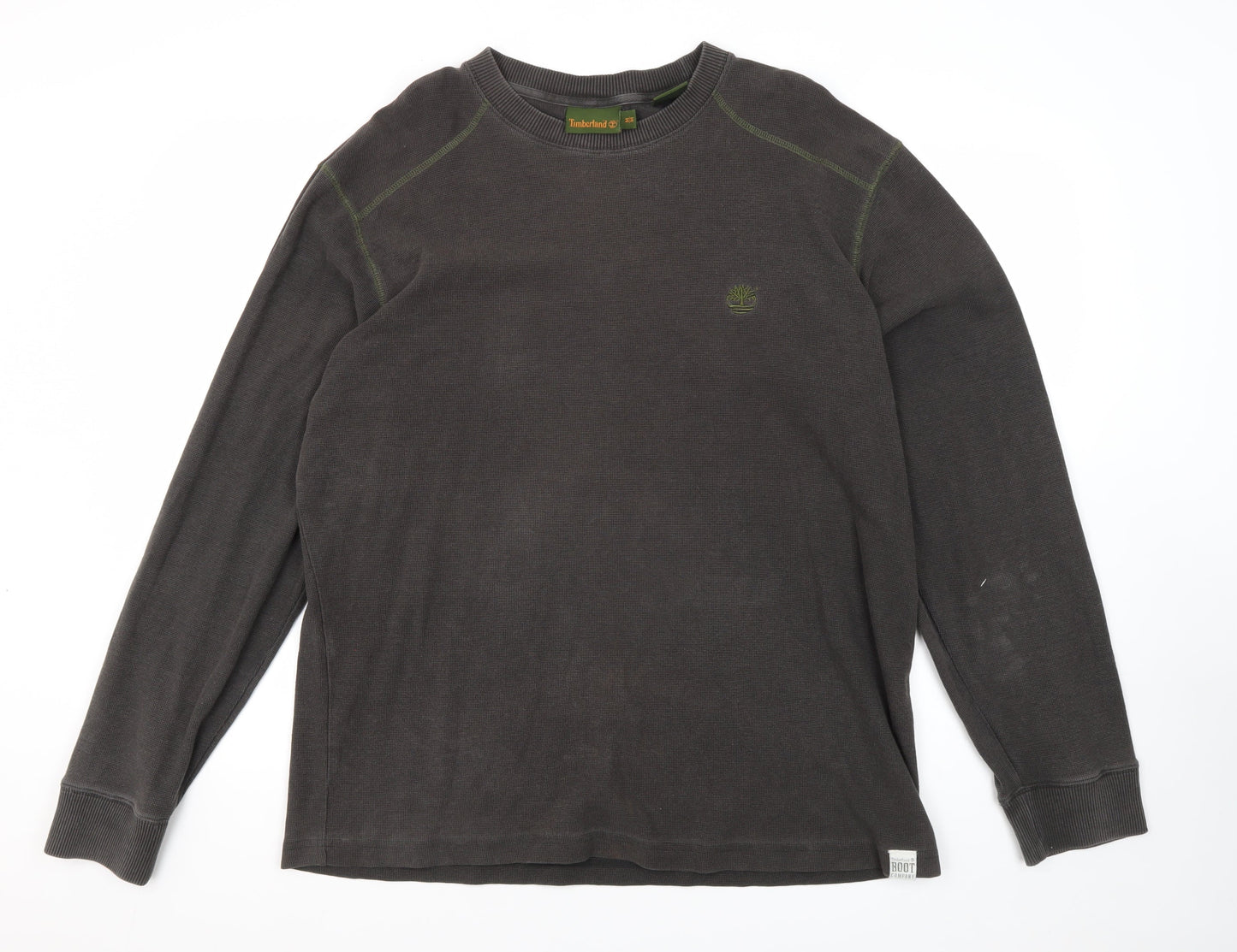 Timberland Men's Black Cotton Pullover Jumper XL