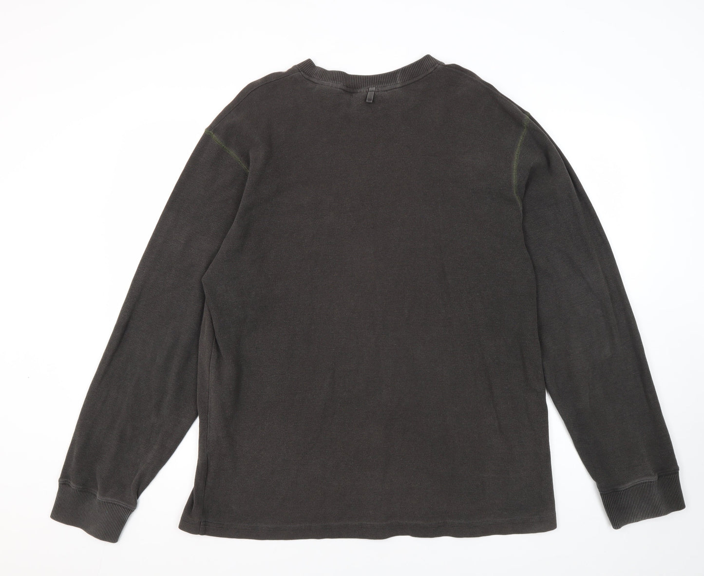 Timberland Men's Black Cotton Pullover Jumper XL