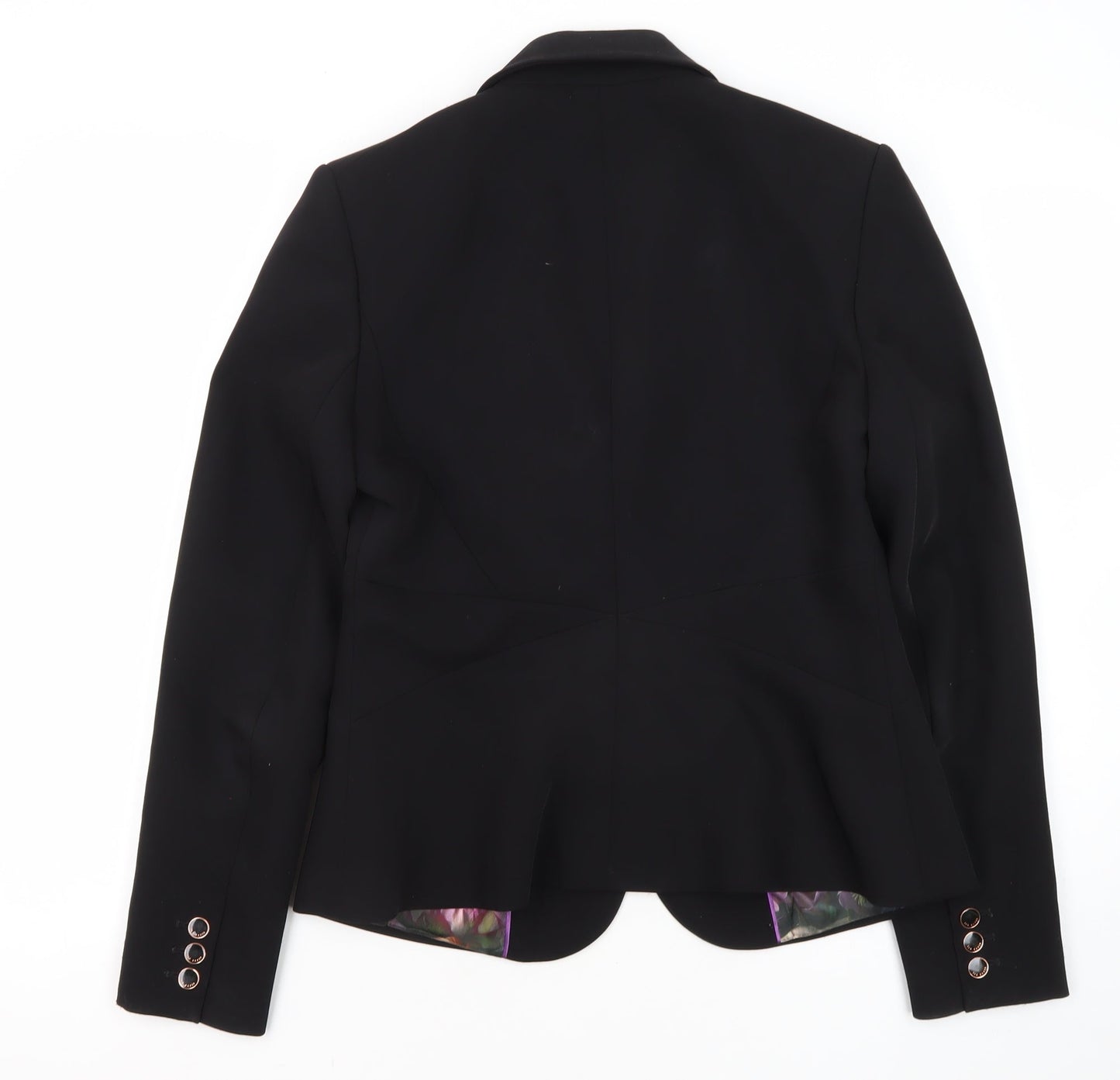 Ted Baker Women's Black Suit Jacket UK 8 Business Formal