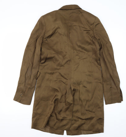 Massimo Dutti Women's Brown Blazer Size 6 Long Sleeve