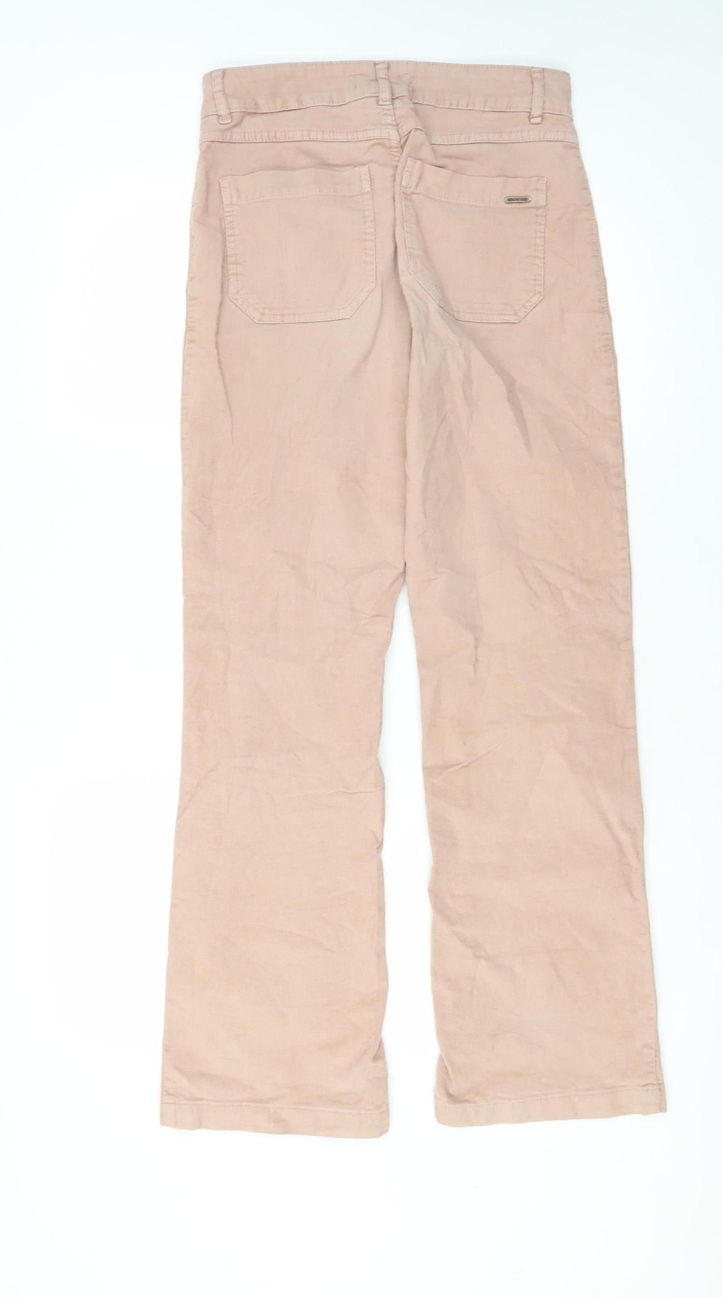 Brownie Women's Beige Straight Trousers XS