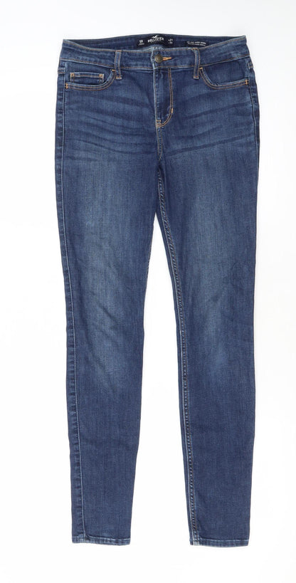 Hollister Women’s Blue Skinny Jeans, Regular Fit